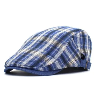 Casquette Plate Bleu