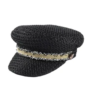 Béret En Paille Femme