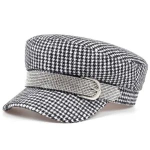 Béret Femme Noir Et Blanc